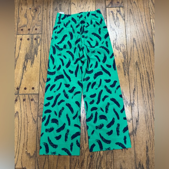 Anthropologie Maeve Colette Cropped Wide Leg Pants 26 Magic Fabric Trousers - Picture 7 of 13